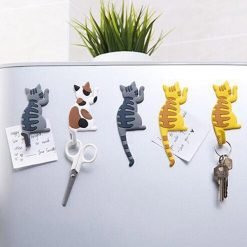 Alternative view of Íman para frigorífico formato gato com cauda dobrável