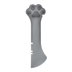 Espátula para latas em silicone com formato patinha