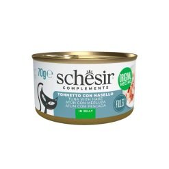 Schesir Complements alimento húmido em gelatina (70g) - Atum com Pescada