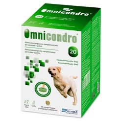 Omnicondro 20 apoio articular p/ gatos e cães (60 comprimidos)