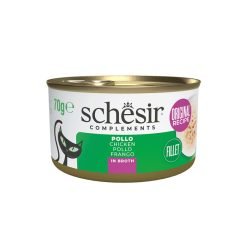 Schesir Complements alimento húmido em caldo (70g) – Frango