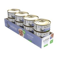 Alternative view of Schesir Complements alimento húmido em gelatina (70g) – Atum com Cherne